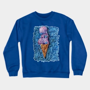 Blueberries Icecream Crewneck Sweatshirt